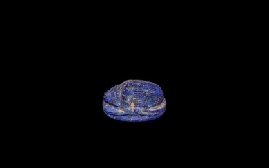 Egyptian Lapis Lazuli Scarab
