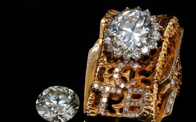 Elvis Presley's 9.81ctw Diamond "First" TCB Ring