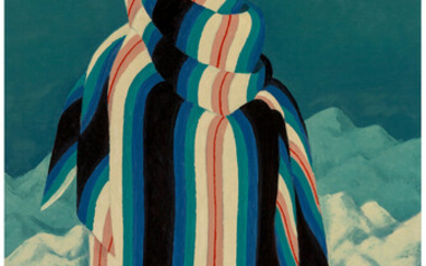 Emil James Bisttram (1895-1976), The Lookout (1973)