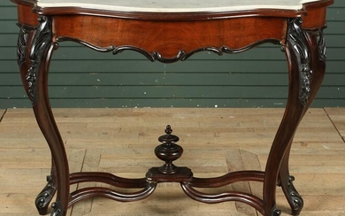 Empire Style Marble Top Console