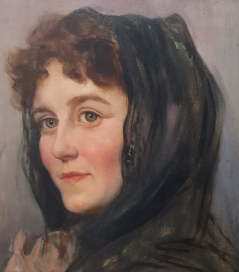 Europäische Schule des XIX.-XX. Jahrhunderts - Portrait einer Dame