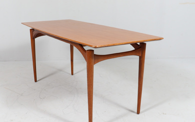 FINN JUHL. In the manner of. Scandinavian coffee table/coffee table, teak wood, 1970s.