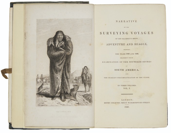 First edition, first issue of Darwin's first published book, LONDON, 1839
