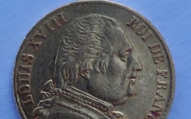 France. Louis XVIII (1814-1824). 20 Francs 1815-A, Paris