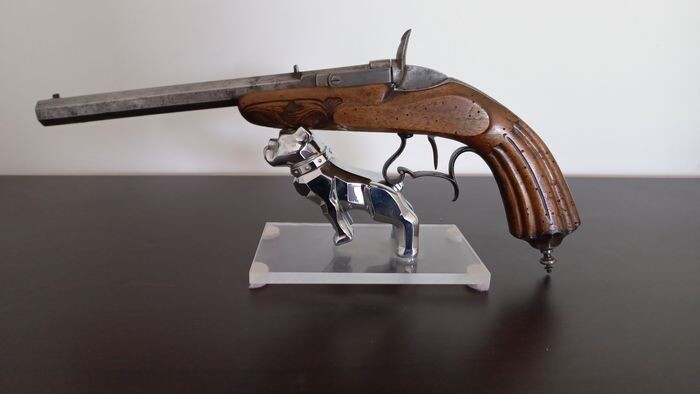 France - mid-19th Century - FLOBERT système WARNANT - Rimfire - Pistol - 9mm Cal