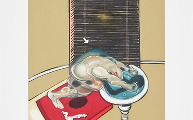 Francis Bacon, L'Homme au lavabo (after, Figure at a Washbasin 1976) (S. 3, T. 35)