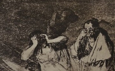 Francisco De Goya (D'après) (1746-1828) - Crying