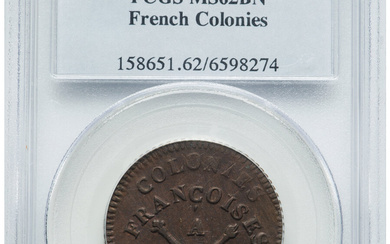 French Colonies: , Louis XV 30 Deniers (Sou Marqué) 1767-A MS62 Brown PCGS,...