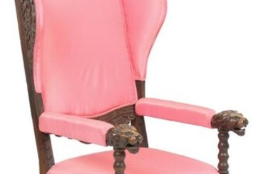 French Fireside Castle Chair
