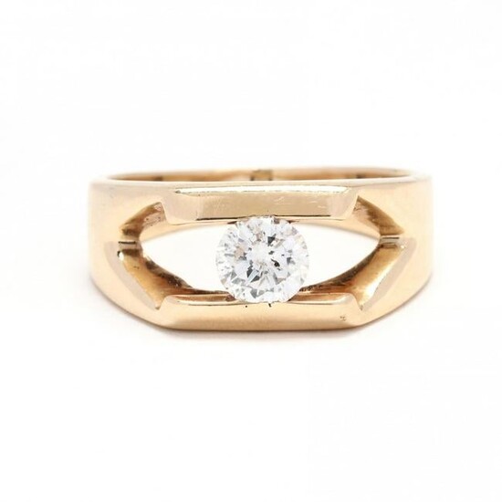 Gent's Gold and Diamond Ring