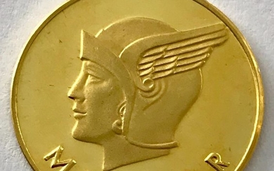 Germany - Medaille o.J. - Volksbank - Merkur - Gold