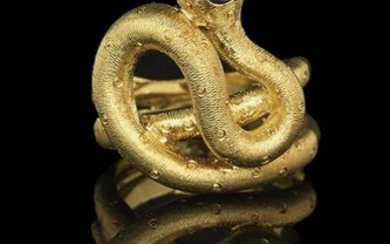 Gold "Snake" Ring