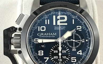 Graham - Chronofighter Oversize Chronograph Blue Sahara - 2CCAU.B02A.T13N - Men - 2011-present