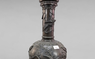 Grand vase en bronze - Japon 19ème - 50 cm