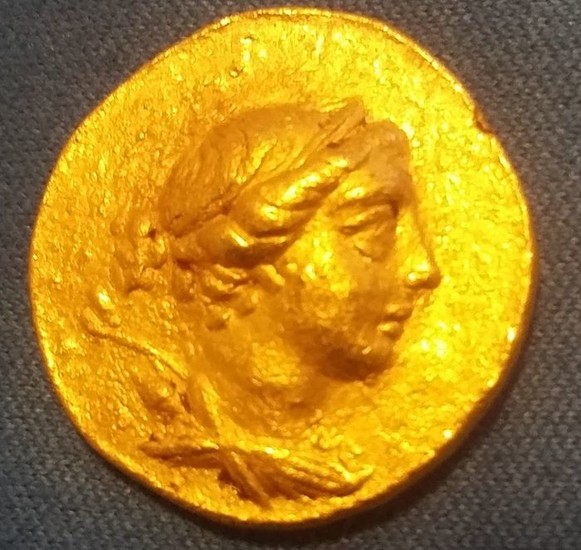 Greece (ancient) - Ionia, Magnesia ad Maeandrum. AV Stater, Euphemos, son of Pausanias, magistrate circa 155-140 BC - Gold