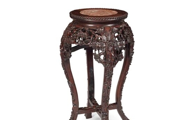 HARDWOOD JARDINIÈRE STAND LATE QING DYNASTY-REPUBLIC PERIOD, 19TH-20TH CENTURY