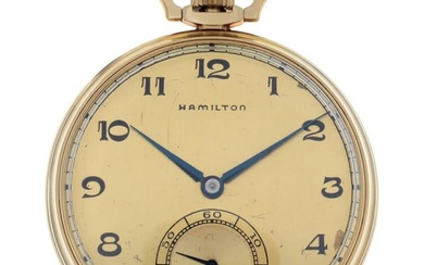 Hamilton Pocket Watch 18k Yellow