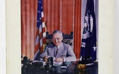 Harry Truman Autograph Photo