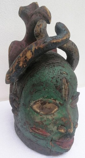 Helmet - Wood - Yoruba - Nigeria