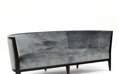 Hickory Business Furniture, Contemporary Barrel Back Sofa