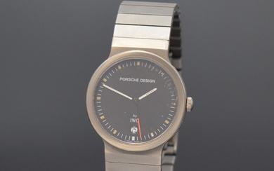 IWC Porsche design wristwatch in titanium, Switzerland around 1995, quartz,...