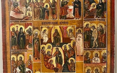 Icon - Feast day icon - Wood