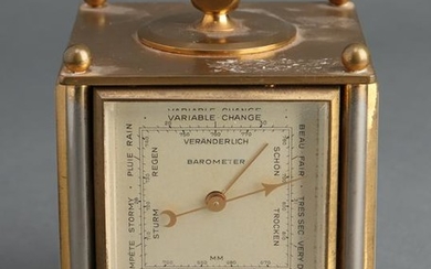 Imhof Brass Desk Clock & Weather Station