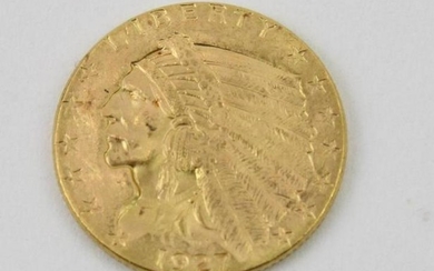 Indian $2.5 Gold Coin