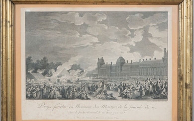 Isidore Stanislas HELMAN (1743-1806) Pompe... - Lot 413 - Conan Hôtel d’Ainay