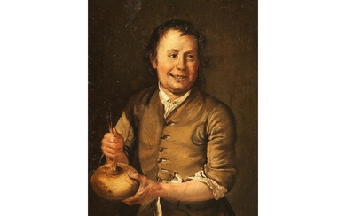 Italienischer Maler des 18. Jahrhunderts, aus dem Umkreis des Giacomo Ceruti (1698 - 1767), BILDNIS EINES MANNES MIT RETTICH