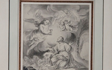JOHAN BAADER (1736-1792), "Le Christ au jardin... - Lot 13 - Osenat