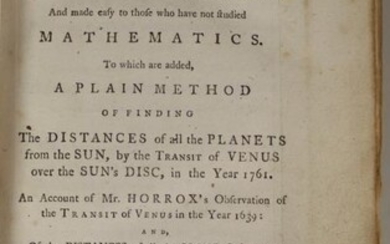 James Ferguson - "Astronomy Explained Upon Sir Isaac Newton's...
