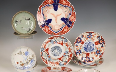 Japan, a collection of various porcelain plates, 19th-20th century