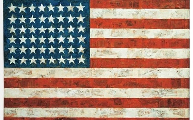 Jasper Johns: flag Offset Lithograph