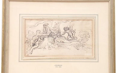 Jean-Baptiste Greuze Ink On Paper