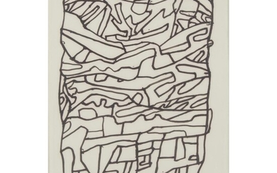 Jean Dubuffet (French, 1901-1985) Lit V (H101) Signed with...