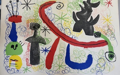 Joan Miro (1893-1983) - Parler seul (Speaking Alone), 1950