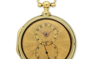 John Bucksher, London. A silver gilt key wind pair case pocket watch London Hallmark for 1807