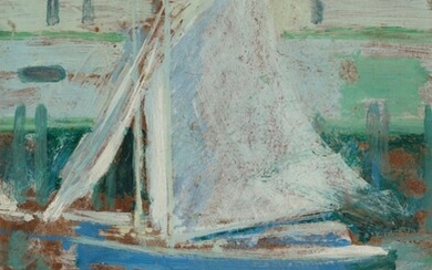 John Henry Twachtman (1853-1902), Gloucester Sailboat