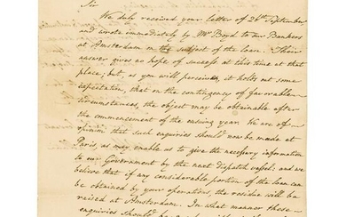 John Quincy Adams and Albert Gallatin Letter Signed