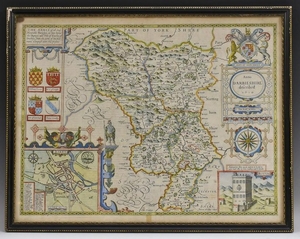 John Speed (1551/52 - 1629), by, two-page map