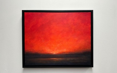 Joost Verhagen (1975) - Zeeland Sky in Orange & Red