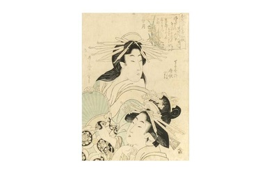 KITAGAWA UTAMARO (1753 – 1806) Chojiya nai Karagoto (Karagoto from the House of Choji)