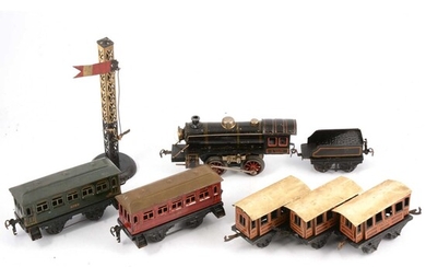 Kraus Fandor JK Co locomotive and coaches, Bing etc.