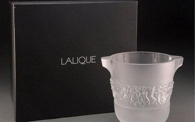Lalique Clear and Frosted Glass Bacchantes Champ