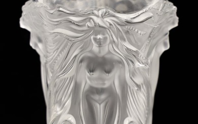 Lalique France ''Fantasia'' Crystal Vase