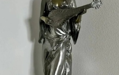 Large Bronze Lady Sculpture