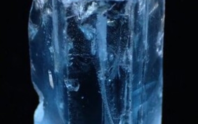 Large Perfect Transparent Light Blue Aquamarine Crystal Untreated 166ct - 54.48×18.69×17.23 mm - 33.2 g