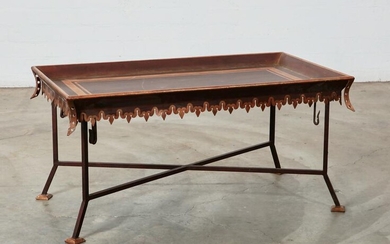 Las Palmas Design 'Chamberey' iron coffee table