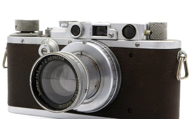 Leica IIIa + Summar f=5cm 1:2 Brown Leather Rangefinder camera